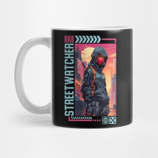 Street Watcher Ninja Girl Mug